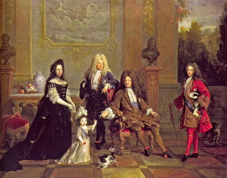 Louis XIV and His Family, Nicolas de Largilliere